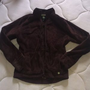 Brown fuzzy jacket